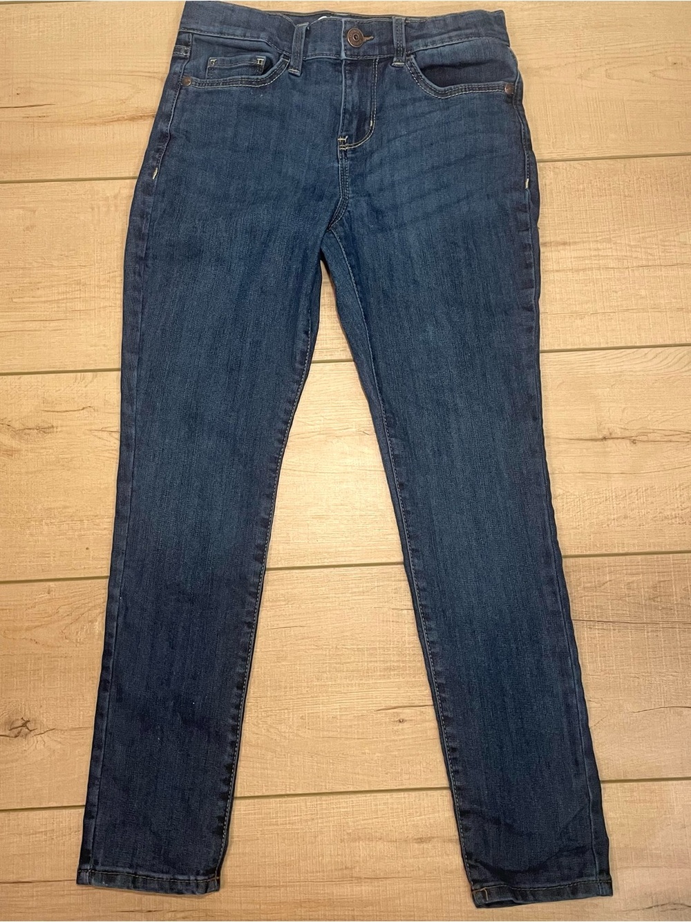 Children’s Place Girls Super Skinny Denim Dark Wash Jeans Size 8